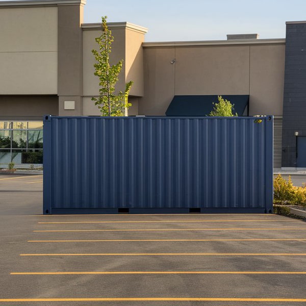 our commercial storage containers can be customized to fit specific needs, such as shelving or lighting